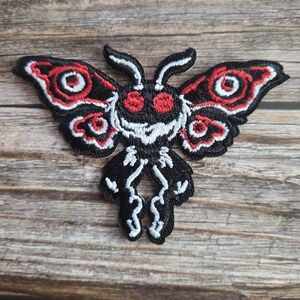 Moth Man Cryptid Cryptozoology 90'S Y2k Urban Legend Embroidered Patch